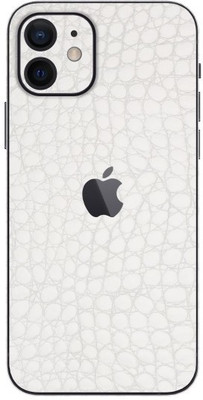 Orgic India iPhone 12 Mini Mobile Skin(White Leather)