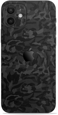 Orgic India iPhone 12 Mobile Skin(Camo Black)