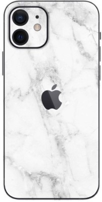 Orgic India iPhone 12 Mobile Skin(White Marble)