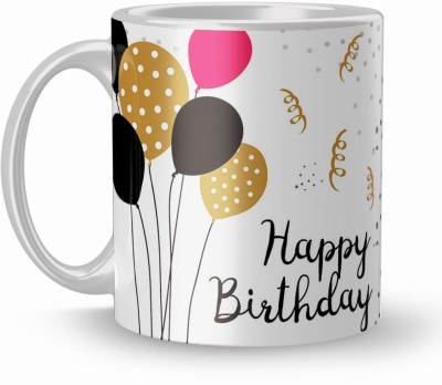 GiftByStyle Beautiful Happy Birthday To You Gift 320Ml Multicolor (1749 ) Ceramic Coffee Mug(330 ml)