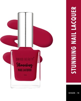 SWISS BEAUTY Stunning Nail Polish (SB-105-19) | Long Lasting | Venetian Velvet