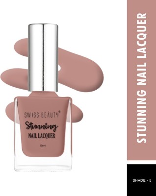 SWISS BEAUTY Stunning Nail Polish (SB-105-05) | Long Lasting | Desert Taupa