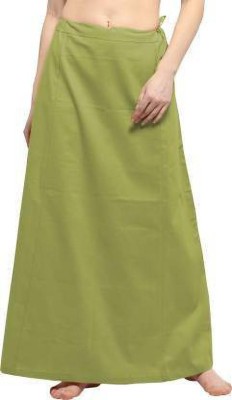 MAHAK CREATON Mahak Creations women cotton petticoat size-free size colour- mehndi light Pure Cotton Petticoat(Free)