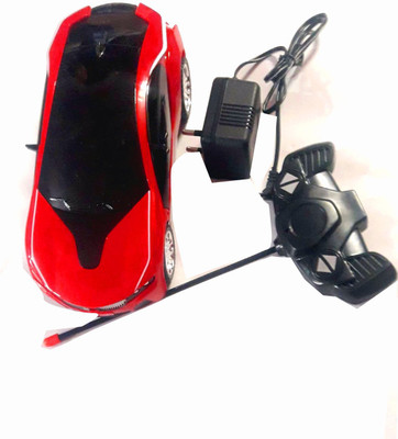 Just97 FAMOUS CAR with Remote Control Toy for Kids (Multicolor)(Red)
