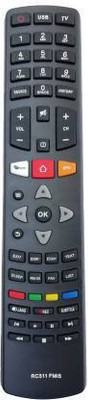 Akshita VU RC311 FMI5 LED LCD TV Remote Control ( Check Image with Old Remote ) VU Remote Controller(Black)
