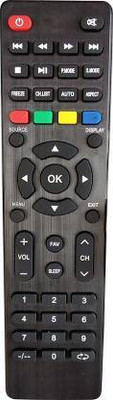 Akshita TV Remote Compatible For LLOYD/MICROMAX/VU LED/LCD HD LED/LCD TV Remote Control ( Chake Image With Old Remote ) Lloyd Vu Micromax Remote Controller(Black)