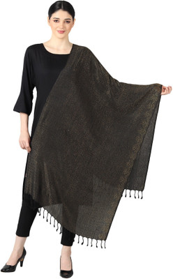 FLYER Woven, Striped, Self Design, Solid Viscose, Cotton Viscose Blend Girls Stole, Scarf, Fancy Scarf