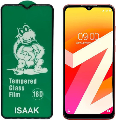 ISAAK Edge To Edge Tempered Glass for Lava Z6 18D Tempered Glass(Pack of 1)