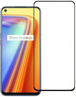kentop Edge To Edge Tempered Glass for Realme 6 + RMX2001(Pack of 1)