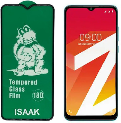 ISAAK Edge To Edge Tempered Glass for Lava Z2 18D Tempered Glass(Pack of 1)