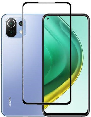 XRENGTH Edge To Edge Tempered Glass for Mi 11 Lite(Pack of 1)
