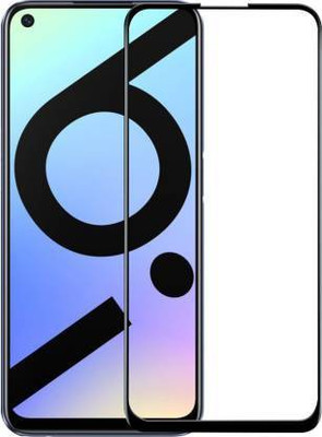 kentop Edge To Edge Tempered Glass for Realme 6i + RMX2002(Pack of 1)