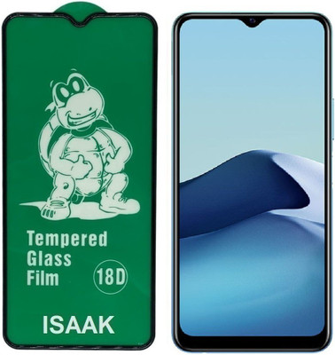 ISAAK Edge To Edge Tempered Glass for Vivo Y20s 18D Tempered Glass(Pack of 1)