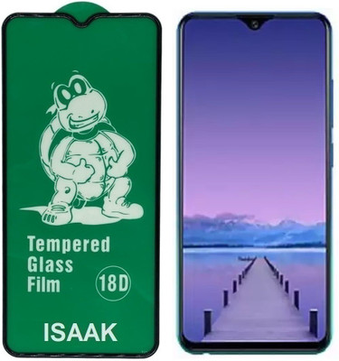 ISAAK Edge To Edge Tempered Glass for Vivo Y20i 18D Tempered Glass(Pack of 1)