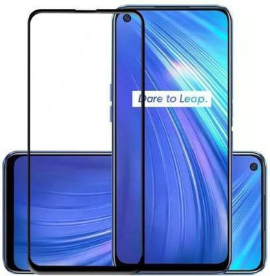 kentop Edge To Edge Tempered Glass for Realme 6i(Pack of 1)