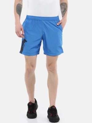 Wildcraft Printed Men Blue Regular Shorts