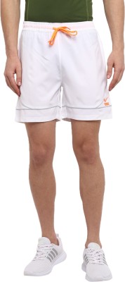 YUUKI Solid Men White Sports Shorts