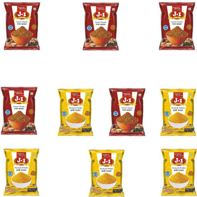 J-1 Turmeric Powder, Garam Masala 50-50g×5-5 Packets(10 x 50 g)