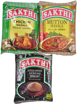 Sakthi Spices Combo of Chicken + Mutton + Black Pepper Masala Powder(3 x 33.33 g)