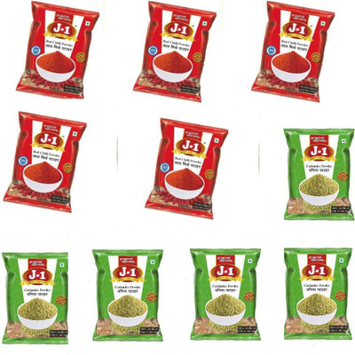 J-1 Red Chilli 50g×5 P , Coriander 50g×5 P(10 x 50 g)