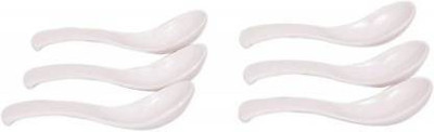 Sarsawal Melamine Soup Spoon Set(Pack of 6)