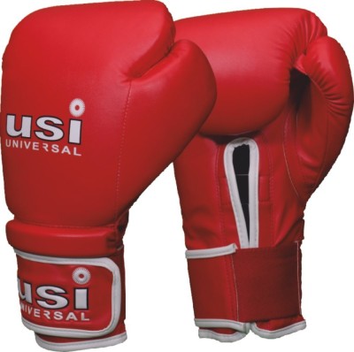 USI UNIVERSAL Boxing Gloves (Red, 8oz) (Pack Of 1 Pair) Boxing Gloves(Red)