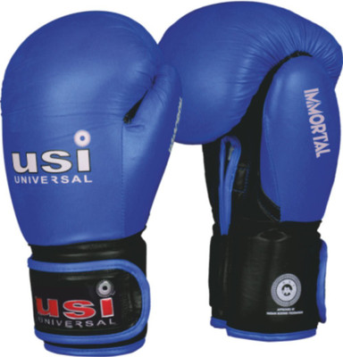 USI UNIVERSAL Immortal Safe Spar Gloves 12 OZ Blue (609M1) (Pack Of Of 1 Pair) Boxing Gloves(Blue)