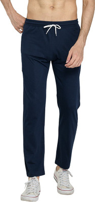 Leebonee Solid Men Dark Blue Track Pants