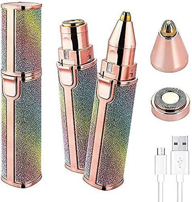 PKK TRADERS Women Smooth And Painless Easy to Clean Eyebrow Trimmer /Razor Shaver Hair Curler(Multicolor)