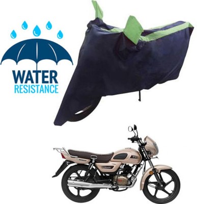 RONISH Waterproof Two Wheeler Cover for TVS(Radeon, Blue, Green)