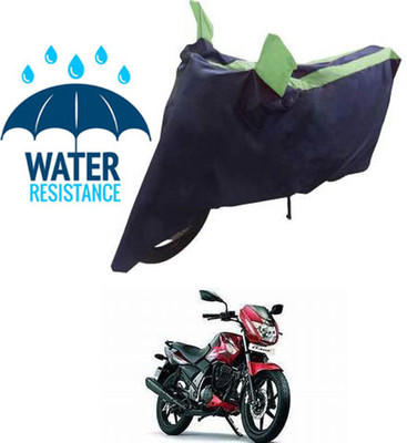 RONISH Waterproof Two Wheeler Cover for TVS(Flame, Blue, Green)
