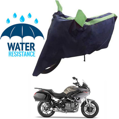 RONISH Waterproof Two Wheeler Cover for Benelli(TNT 600 GT, Blue, Green)