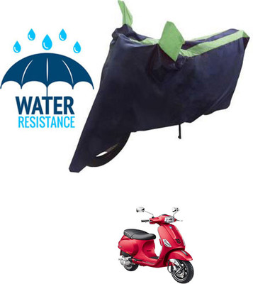 RONISH Waterproof Two Wheeler Cover for Vespa(Vespa SXL 150, Blue, Green)