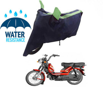RONISH Waterproof Two Wheeler Cover for TVS(Heavy Duty Super XL, Blue, Green)