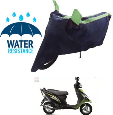 RONISH Waterproof Two Wheeler Cover for TVS(Streek, Blue, Green)