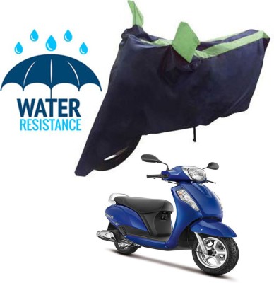 RONISH Waterproof Two Wheeler Cover for Suzuki(Access 125, Blue, Green)