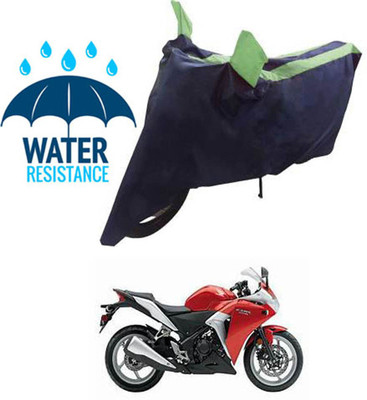 RONISH Waterproof Two Wheeler Cover for Honda(CBR 250R, Blue, Green)