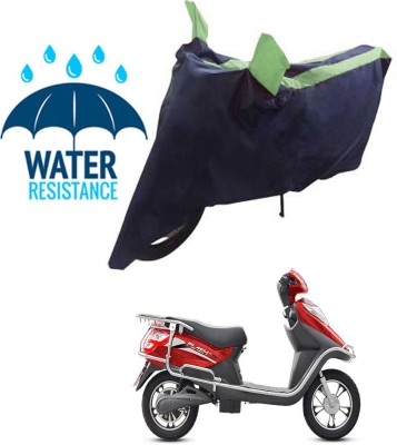 RONISH Waterproof Two Wheeler Cover for Hero(Electric Flash, Blue, Green)