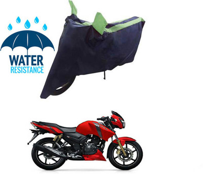 RONISH Waterproof Two Wheeler Cover for TVS(Apache RTR 160, Blue, Green)