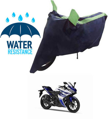 RONISH Waterproof Two Wheeler Cover for Yamaha(YZF R25, Blue, Green)