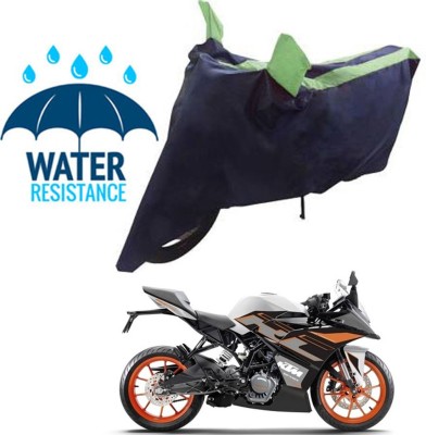 RONISH Waterproof Two Wheeler Cover for KTM(RC 125, Blue, Green)