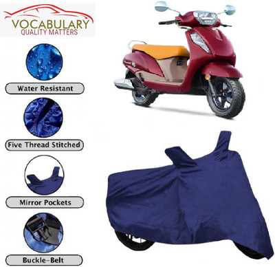 MEGA MARTZZ Waterproof Two Wheeler Cover for Suzuki(New Access 125, Blue)