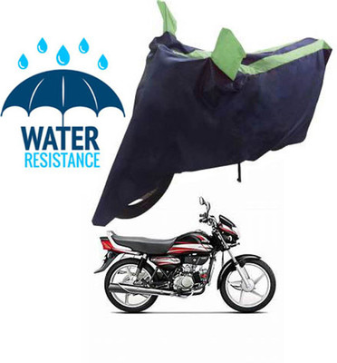 RONISH Waterproof Two Wheeler Cover for Hero(HF Deluxe, Blue, Green)