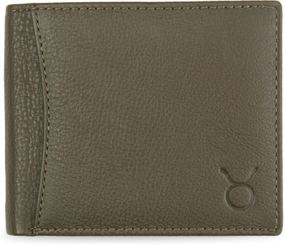 Hide horn Men Casual, Formal, Ethnic, Travel, Trendy, Evening/Party Green Genuine Leather Wallet(3 Card Slots)