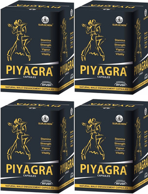 Surjichem Piyagara Capsule Pack Of 4 Each Of 50 Capsule(200 Capsules)