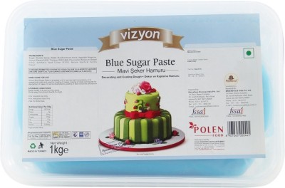 Vizyon Blue, 1 Kg Sugar Paste(1 kg, NA)