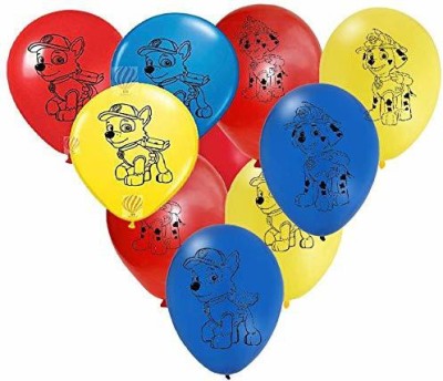 HK balloons Printed Printed Balloons (Paw Patrol Printed Balloons) Balloon(Multicolor, Pack of 10)