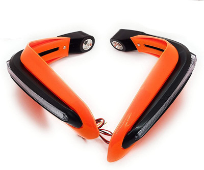 SELVIKE Universal Bike Protector Shield Handlebar Hand Guard ORANGE Handlebar Hand Guard(Universal For Bike)