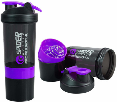 GRTN 500 ml Silicone Shaker(Pack of 1, Purple)