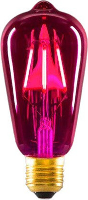 U.R.M. Enterprises 4 W Basic Decorative E27, E26 LED Bulb(Pink)